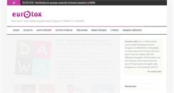 Desktop Screenshot of eurotox.org